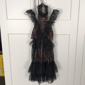 Three Floor lace dress